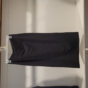 Black Reve Crossover Pencil Skirt